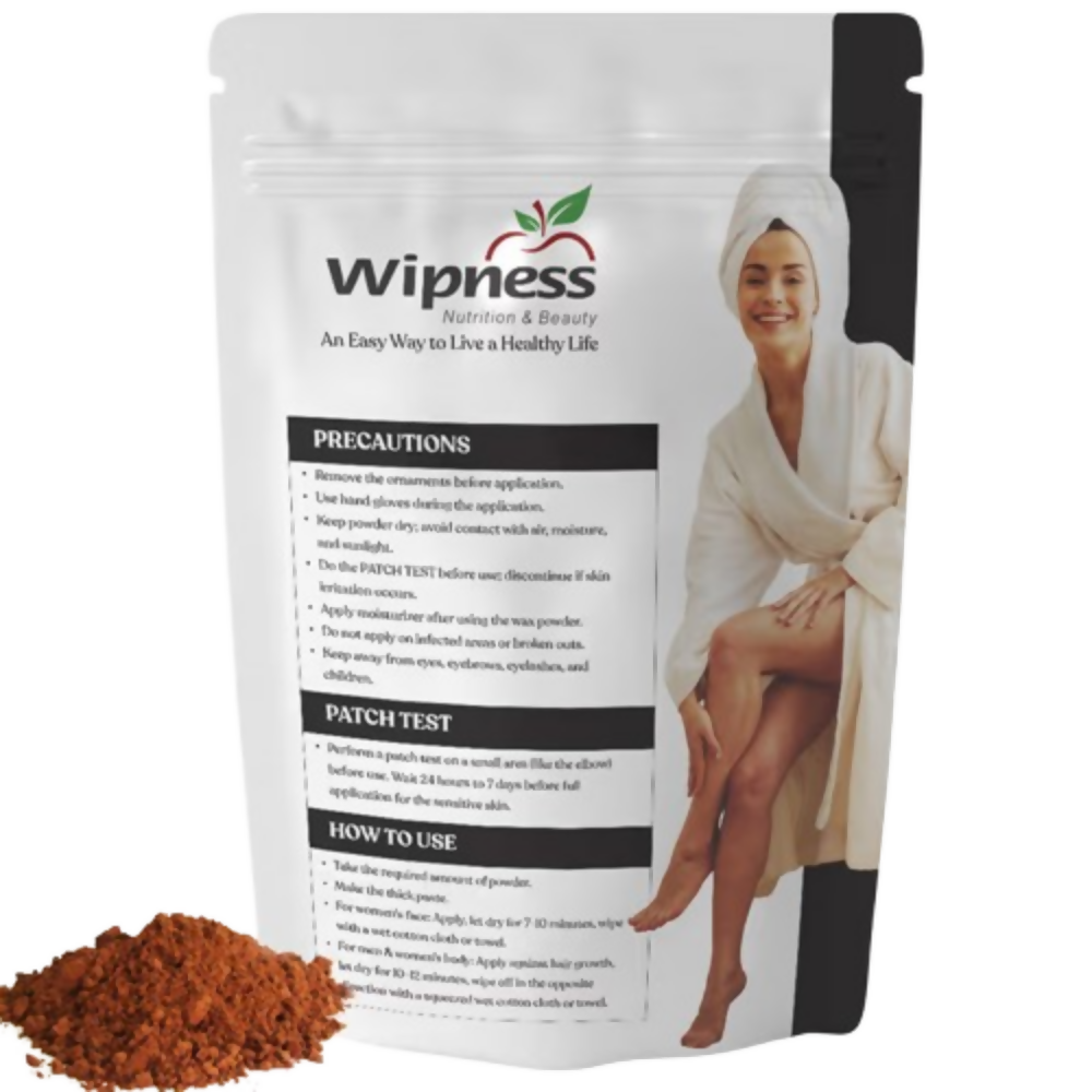 Wipness Natural Chocolate Facial Hair Removal Powder  Grab2Buy Wipness Grab2Buy