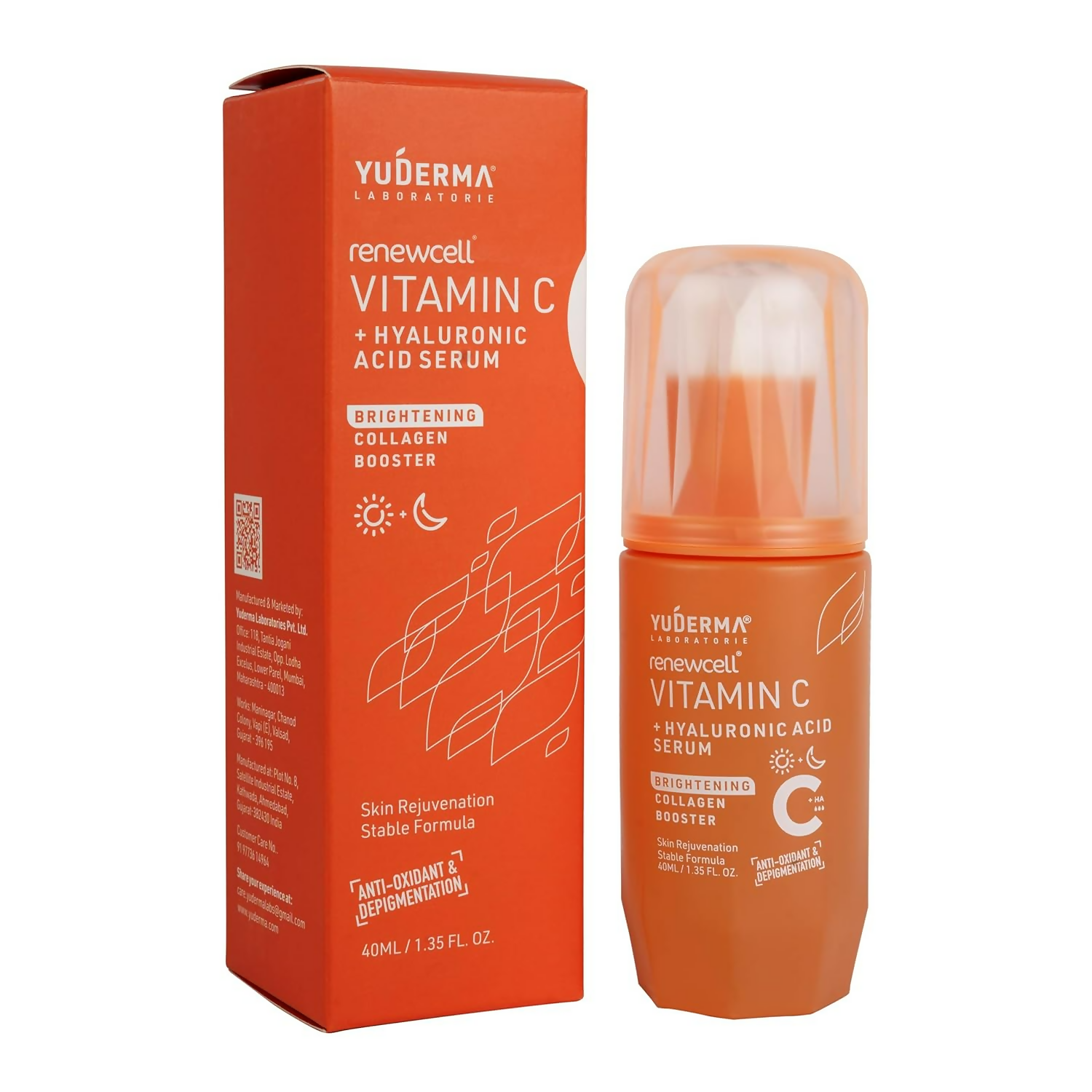 Yuderma Renewcell Vitamin C + Hyaluronic Acid Serum  Grab2Buy Yuderma Grab2Buy