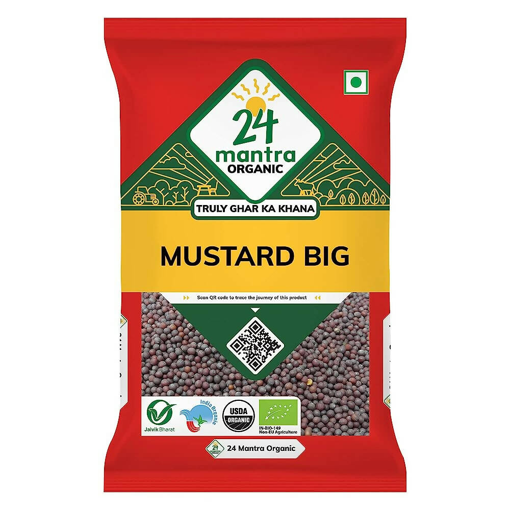24 Mantra Organic Mustard Seeds (Big) 