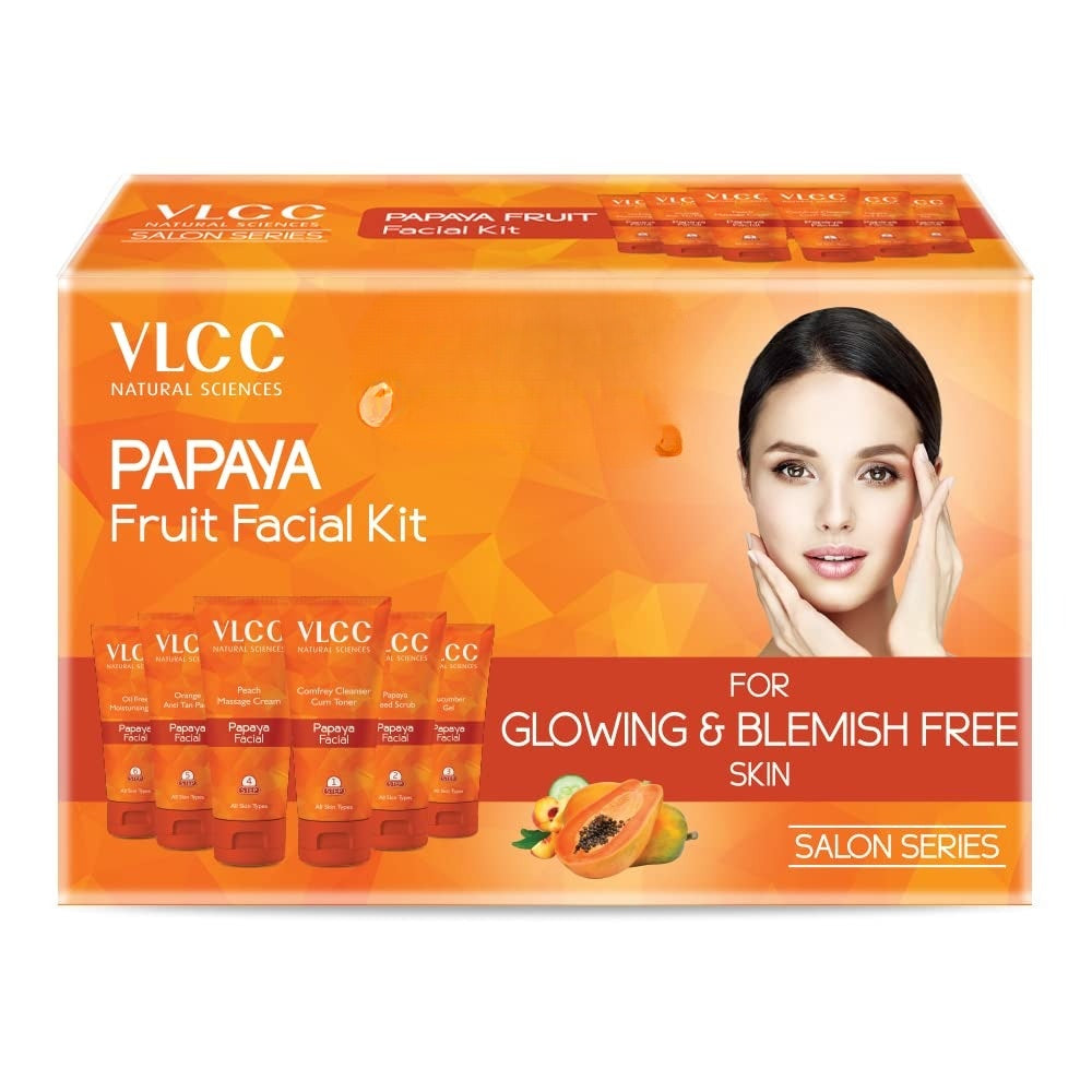 VLCC Papaya Fruit Facial Kit  Grab2Buy VLCC Grab2Buy