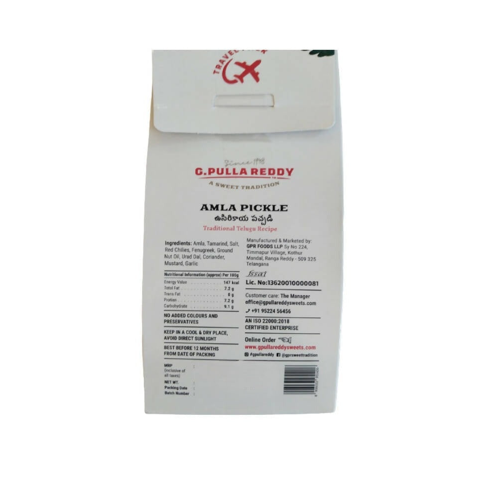 Pulla Reddy Amla Pickle - Grab2buy