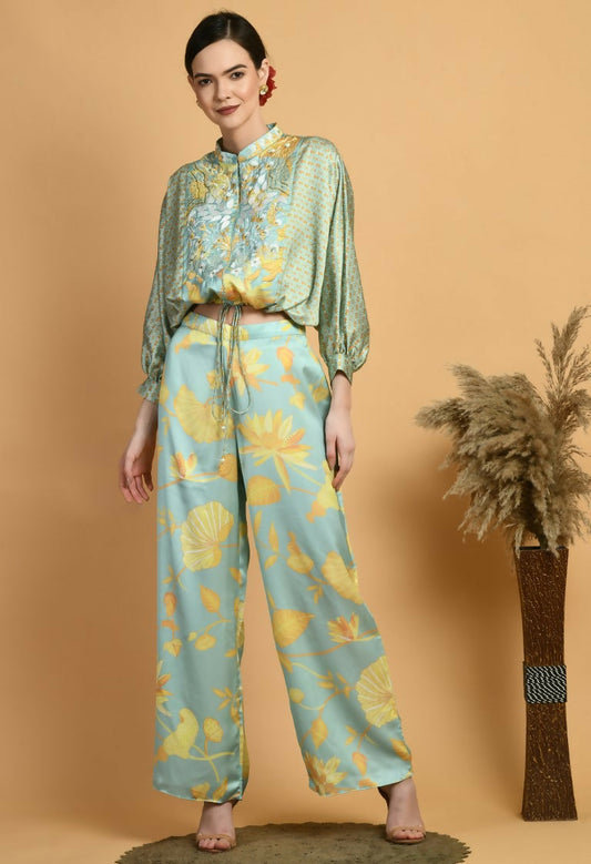 Joban Fashion Green Viscose Kurta Set