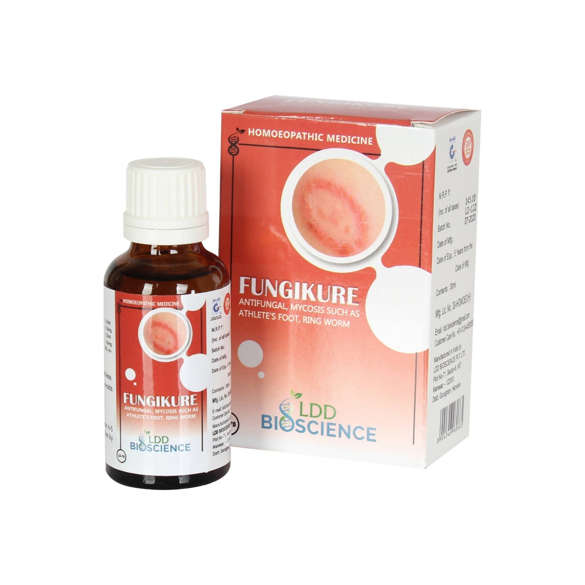 LDD Bioscience Homeopathy Fungikure Drops
