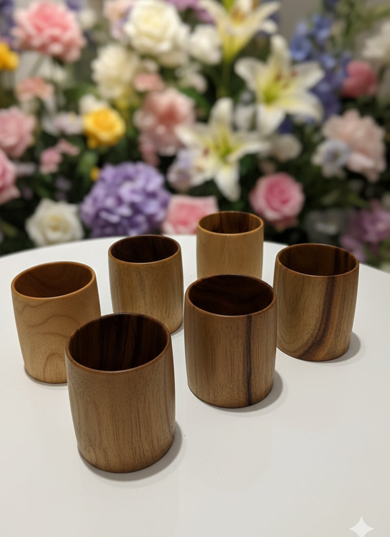 Wood estate Original Wooden Bourbon Drinking Water Glass Gifts  Grab2Buy Prazu Fashion Grab2Buy