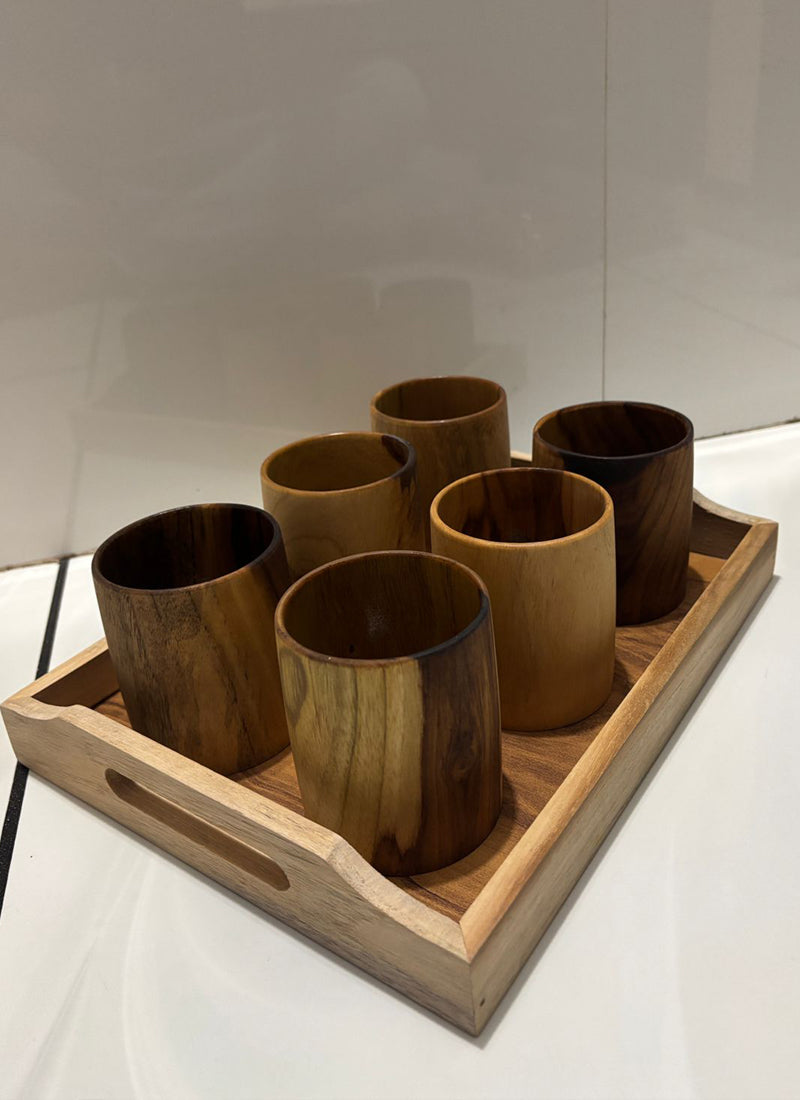 Wood estate Original Wooden Bourbon Drinking Water Glass Gifts  Grab2Buy Prazu Fashion Grab2Buy
