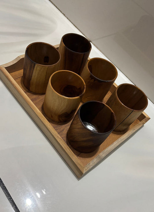 Wood estate Original Wooden Bourbon Drinking Water Glass Gifts  Grab2Buy Prazu Fashion Grab2Buy