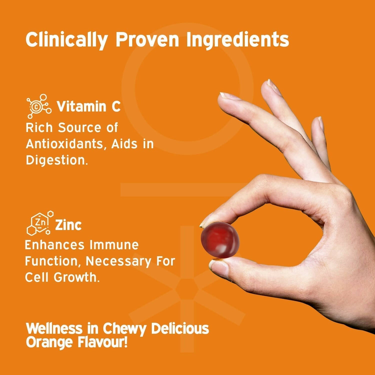 Nutriburst Triple Immunity Gummies With Vitamin C, Zinc & Amla 