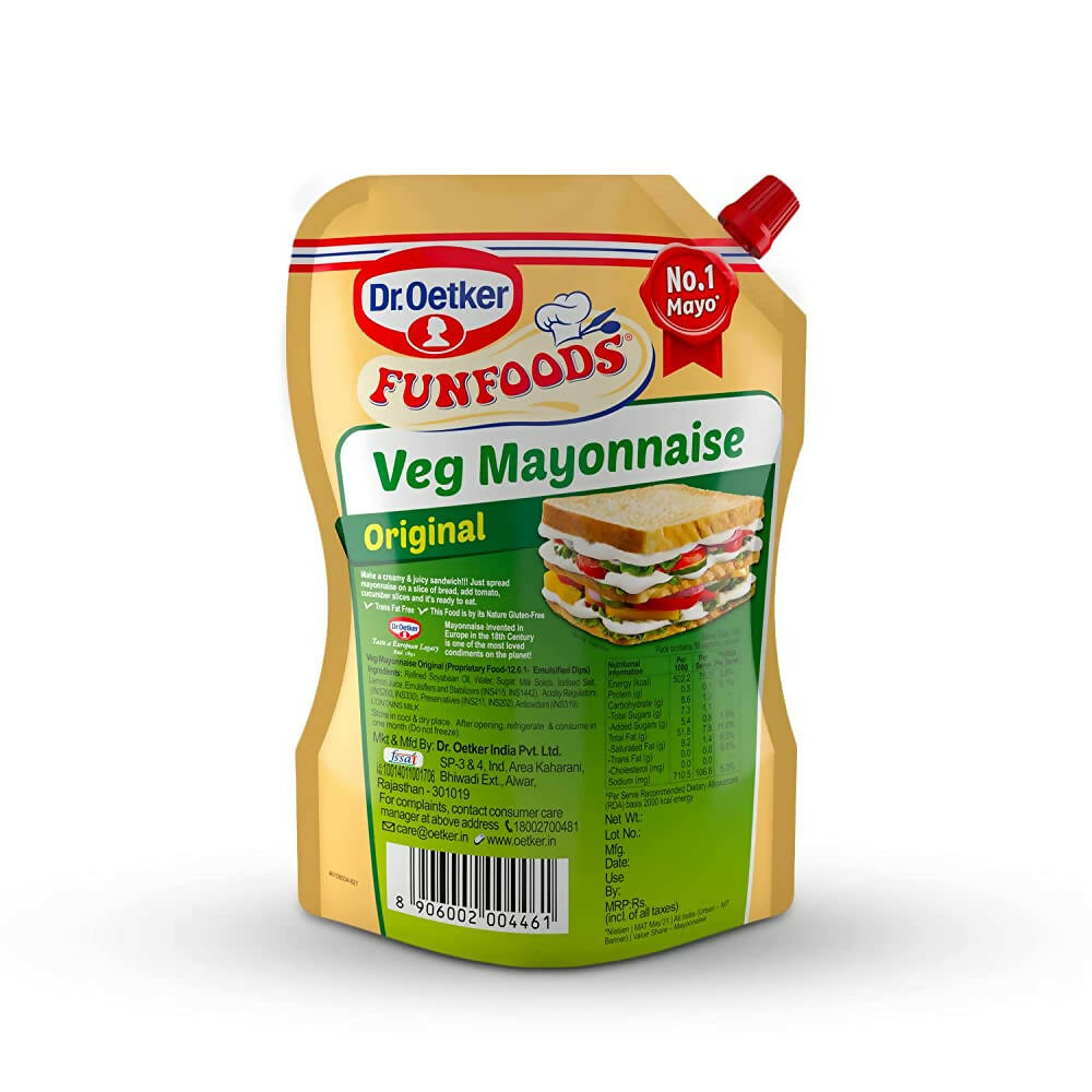 Dr. Oetker Fun Foods Veg Mayonnaise 