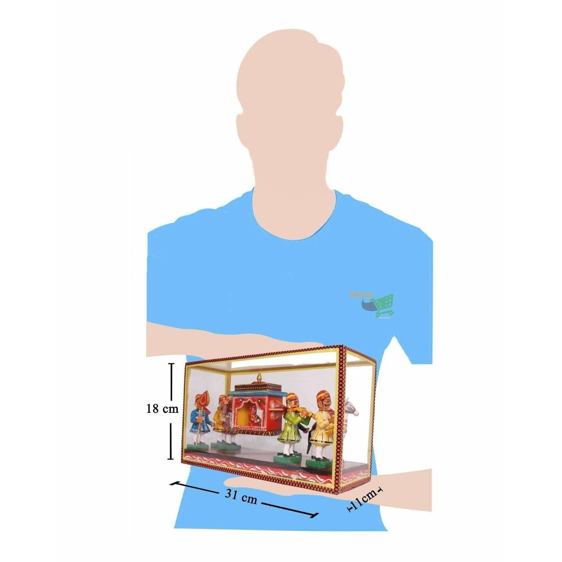 Kondapalli Meena Set With Frame - Grab2buy