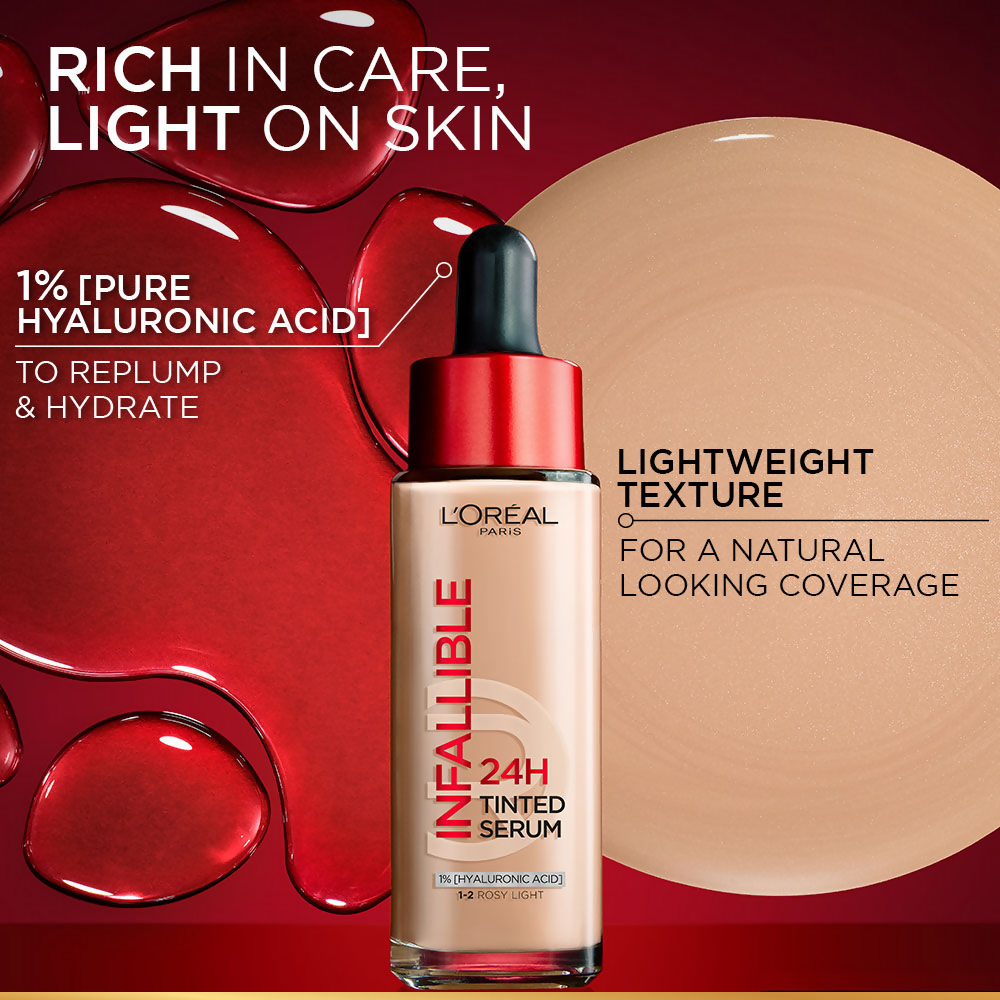 L'Oreal Paris Infallible 24H Tinted Serum Foundation - Very Light