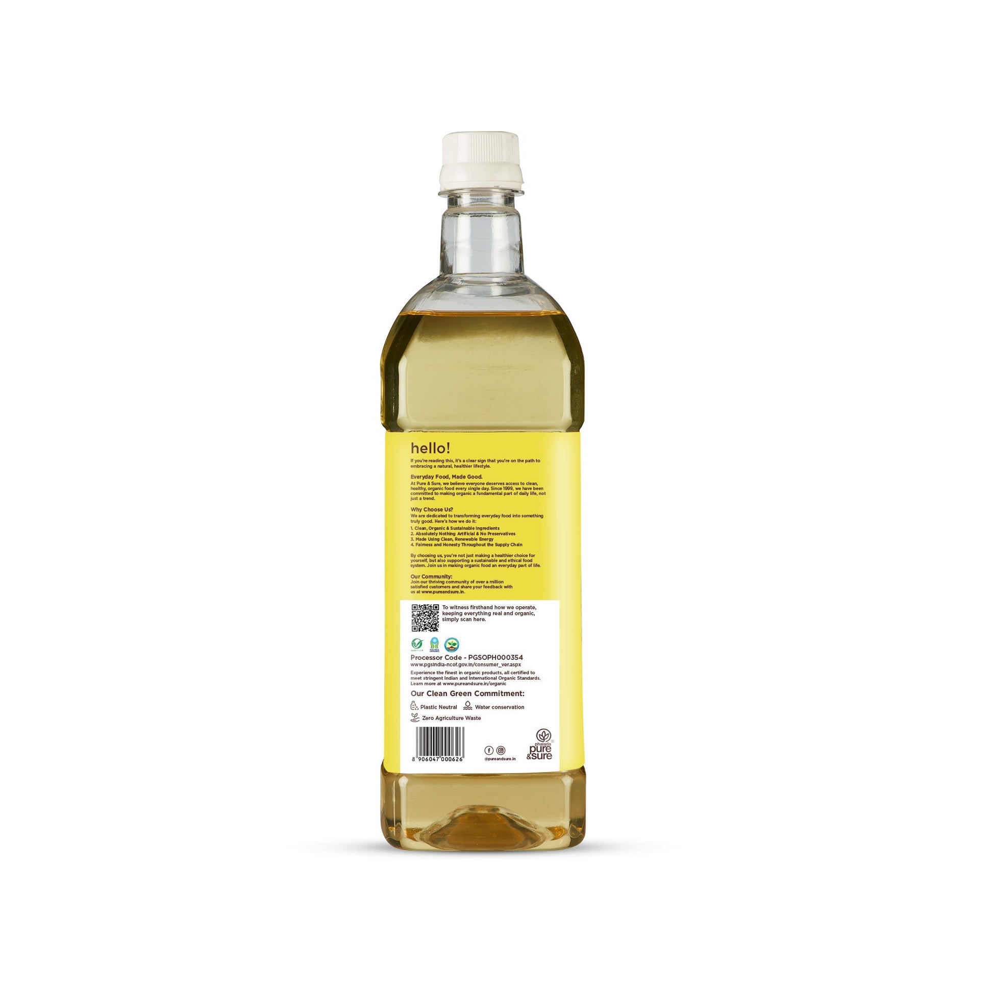 Pure & Sure Organic Sunflower Oil