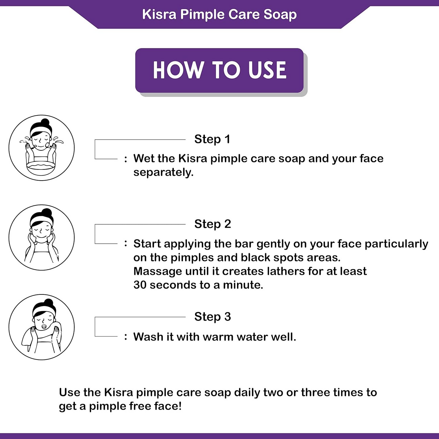 Kisra Ultimate Anti Acne - Pimple & Dark Spot Care Kit