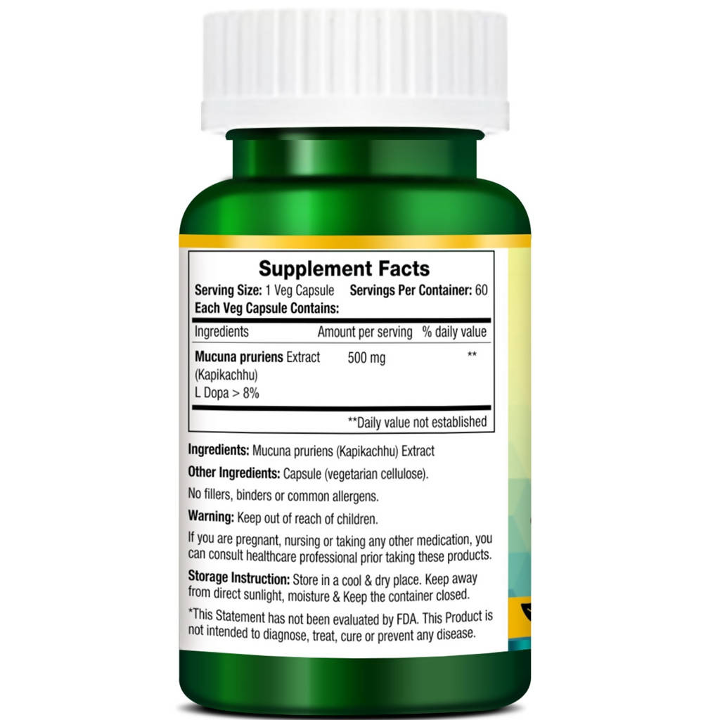 Morpheme Remedies Mucuna Pruriens Capsules