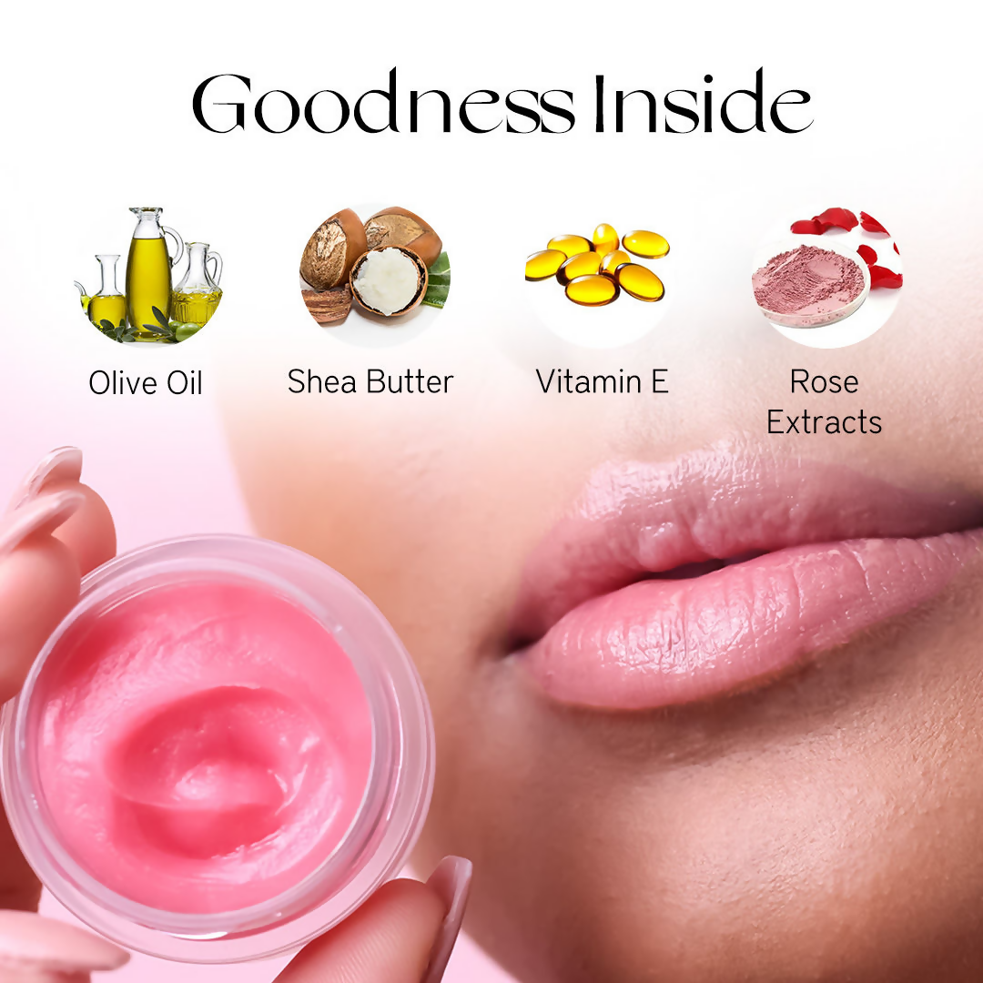 Nourish Mantra Rose Repair Lip Balm With Shea Butter & Vitamin E For Dry, Chapped And Dark Lips 