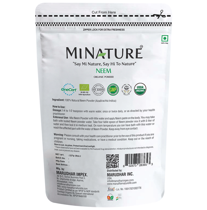 Minature Neem Organic Powder 