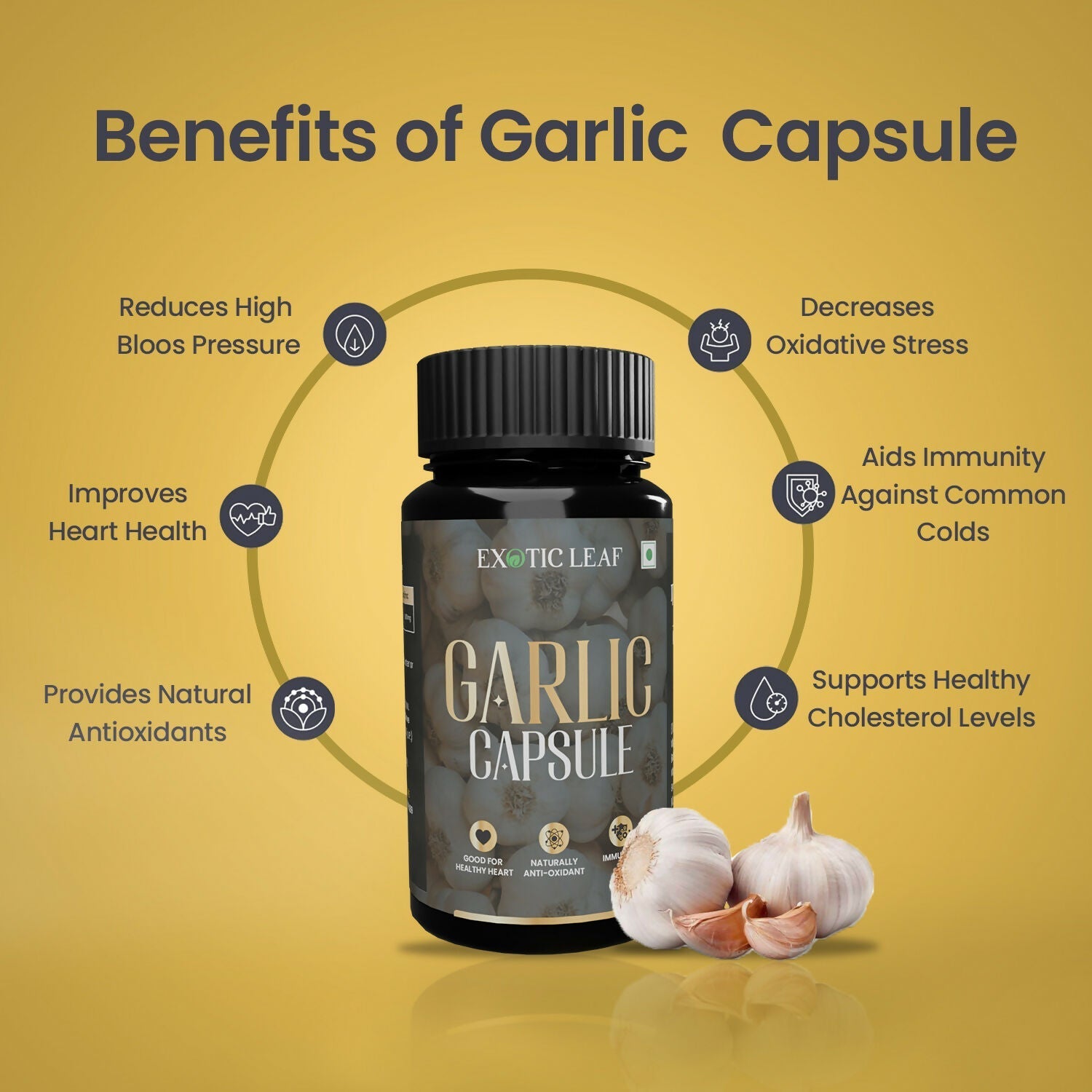 Exotic Leaf Garlic Capsules Exotic Leaf