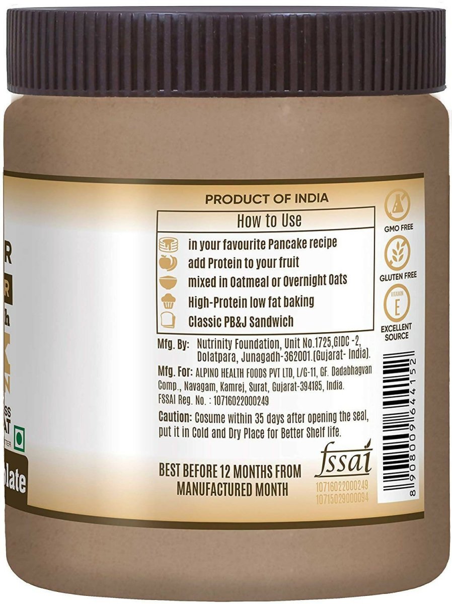 Alpino Peanut Butter Powder Dark Chocolate - Grab2buy