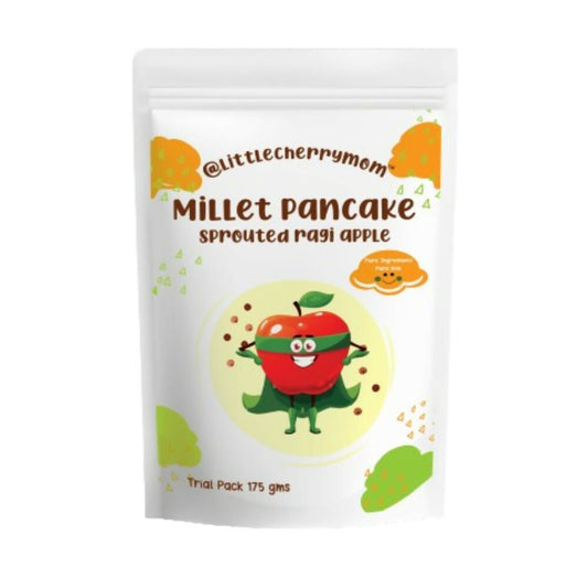 Littlecherrymom Pancake Mix Sprouted Ragi Apple 