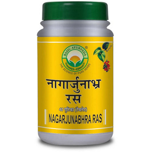 Basic Ayurveda Nagarjunabhra Ras Tablets 