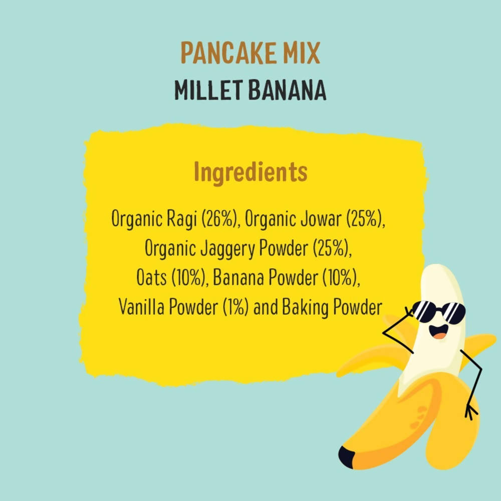 Timios Banana Millet Pancake with Vanilla  Grab2Buy Timios Grab2Buy