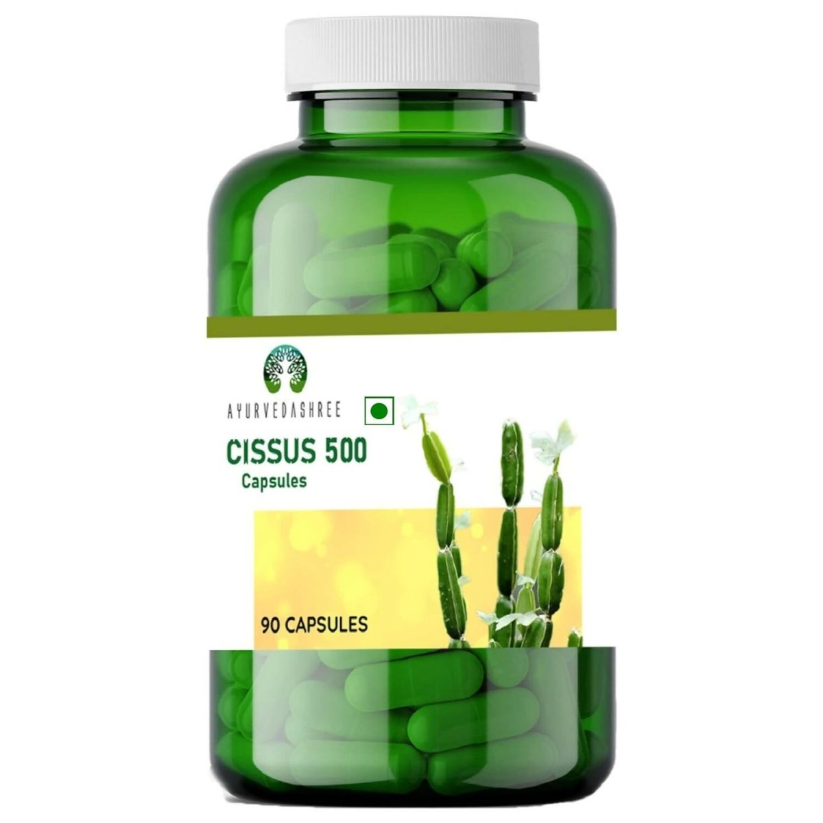 Ayurvedashree Cissus 500mg Capsules 