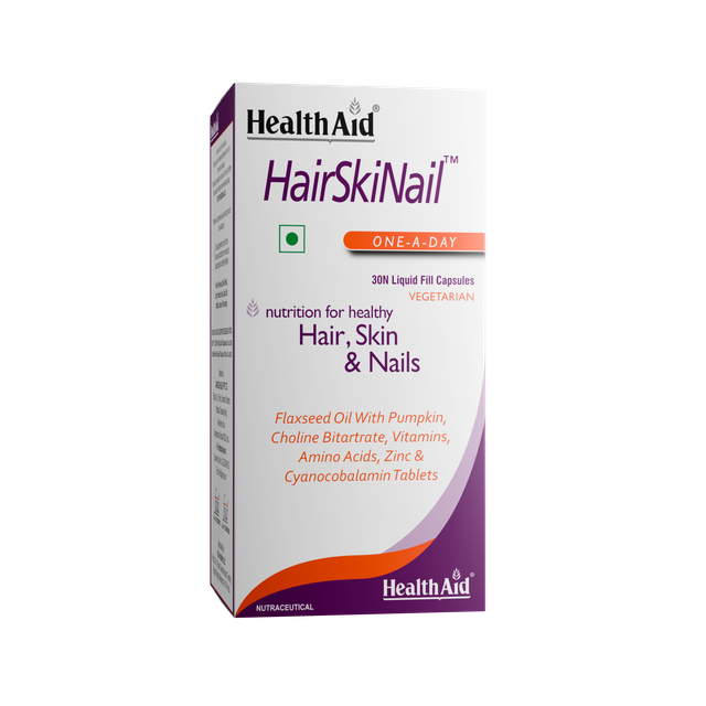 HealthAid HairSkiNail (Multivitamins for Hair, Skin and Nail) Tablets 