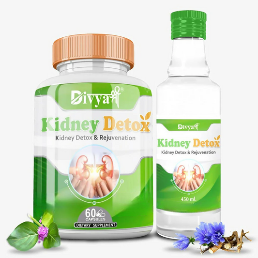 Divya Shree Kidney Detox Capsule & Syrup Combo 