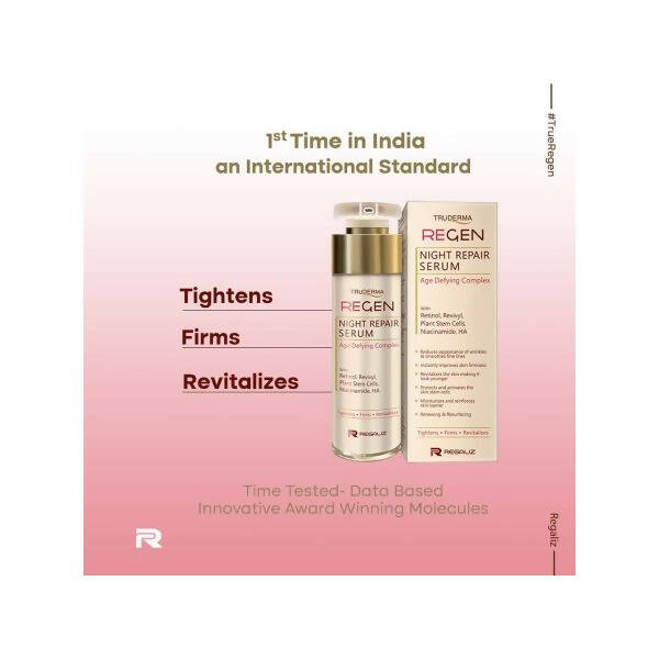 Truderma Regen Night Repair Serum For Skin Ageing  Grab2Buy Truderma Grab2Buy