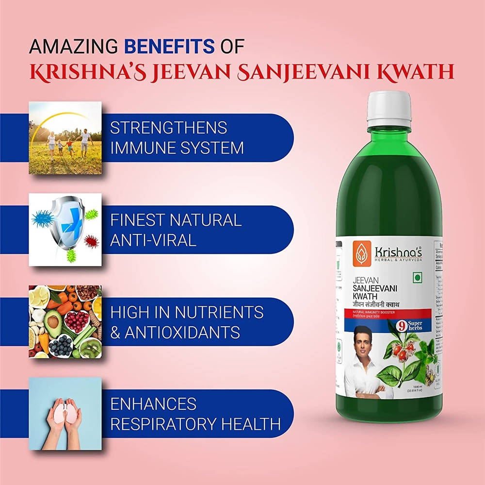 Krishna's Herbal & Ayurveda Jeevan Sanjeevani Kwath Juice 