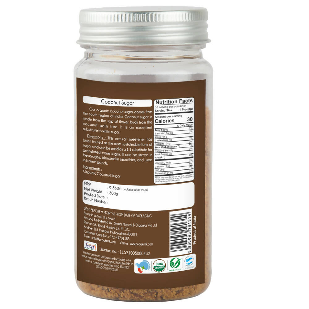 Praakritik Organic Coconut Sugar 