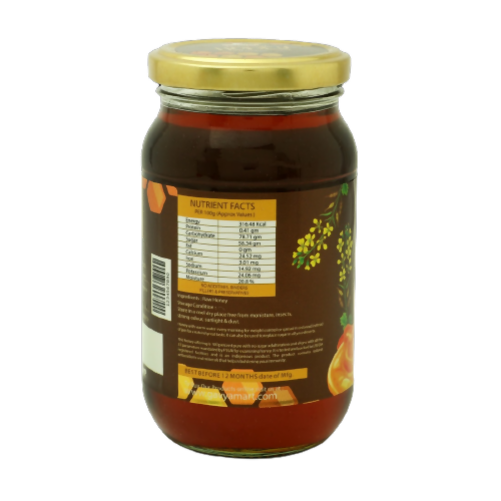 Gavyamart Mustard Honey Raw and Unprocessed - Grab2buy