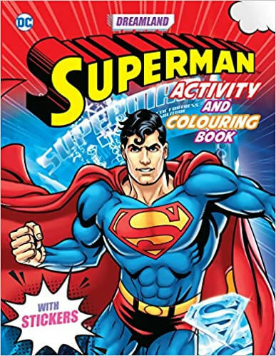 Dreamland Superman Activity and Colouring Book