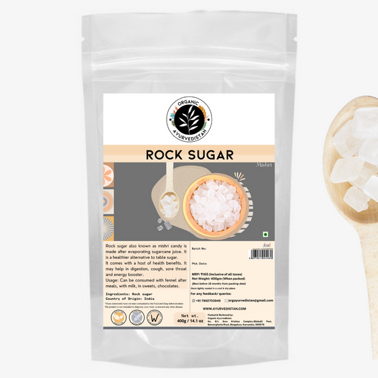 Organic Ayurvedistan Rock Sugar (Mishri) 
