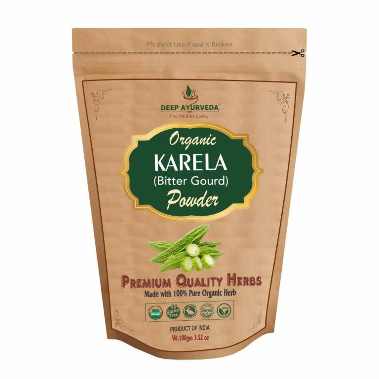 Deep Ayurveda Organic Karela Powder (Bitter Gourd) 