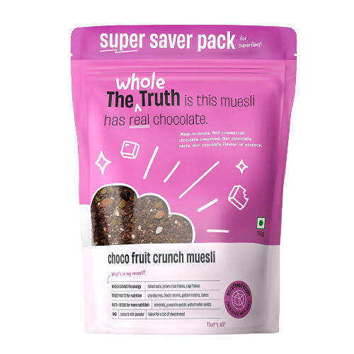 The Whole Truth Choco Fruit Crunch Muesli 