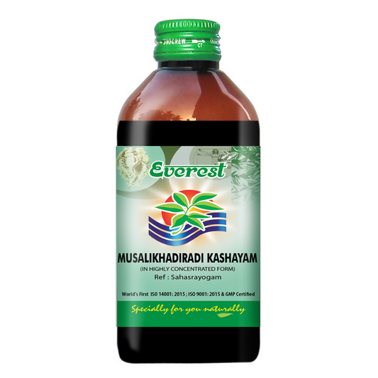 Everest Ayurveda Musalikhadhiradi Kashayam 