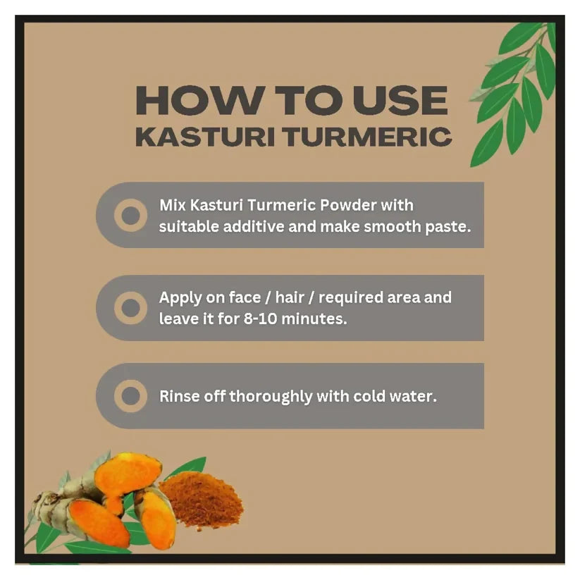 Etheric Kasturi Turmeric & Sandal Powder Combo – Herbal Face Pack for Glowing Skin