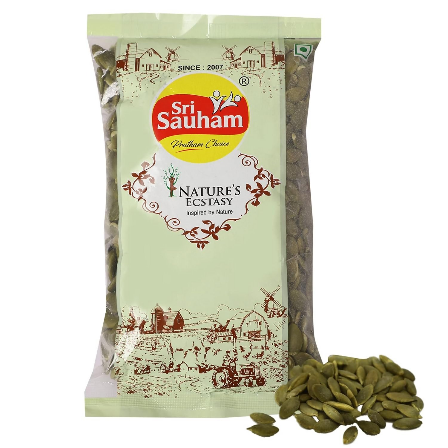 Sri Sauham Natural Roasted Pumpkin Seeds
