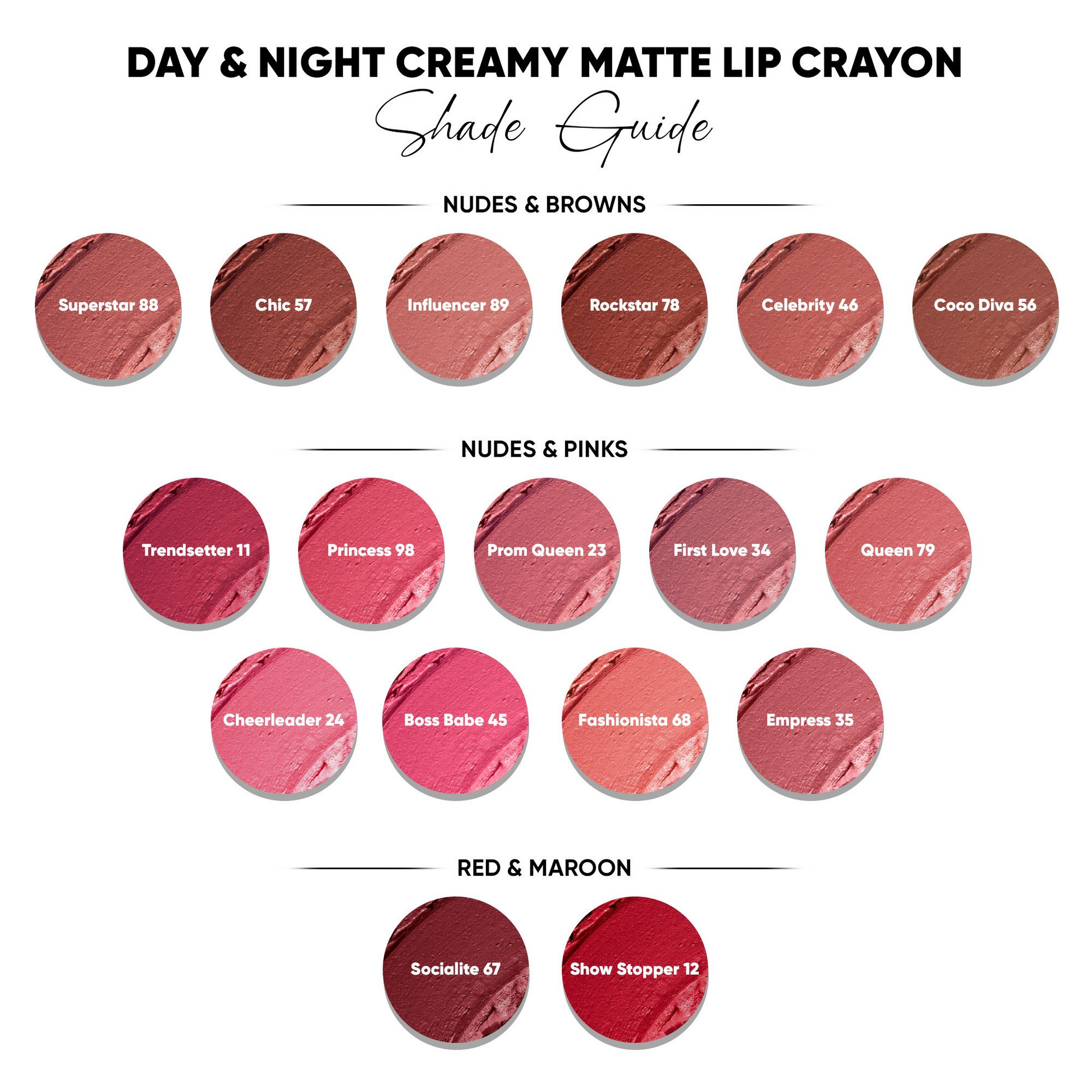 Parul Garg Beauty Day & Night Creamy Matte Lip Crayon - Princess 98