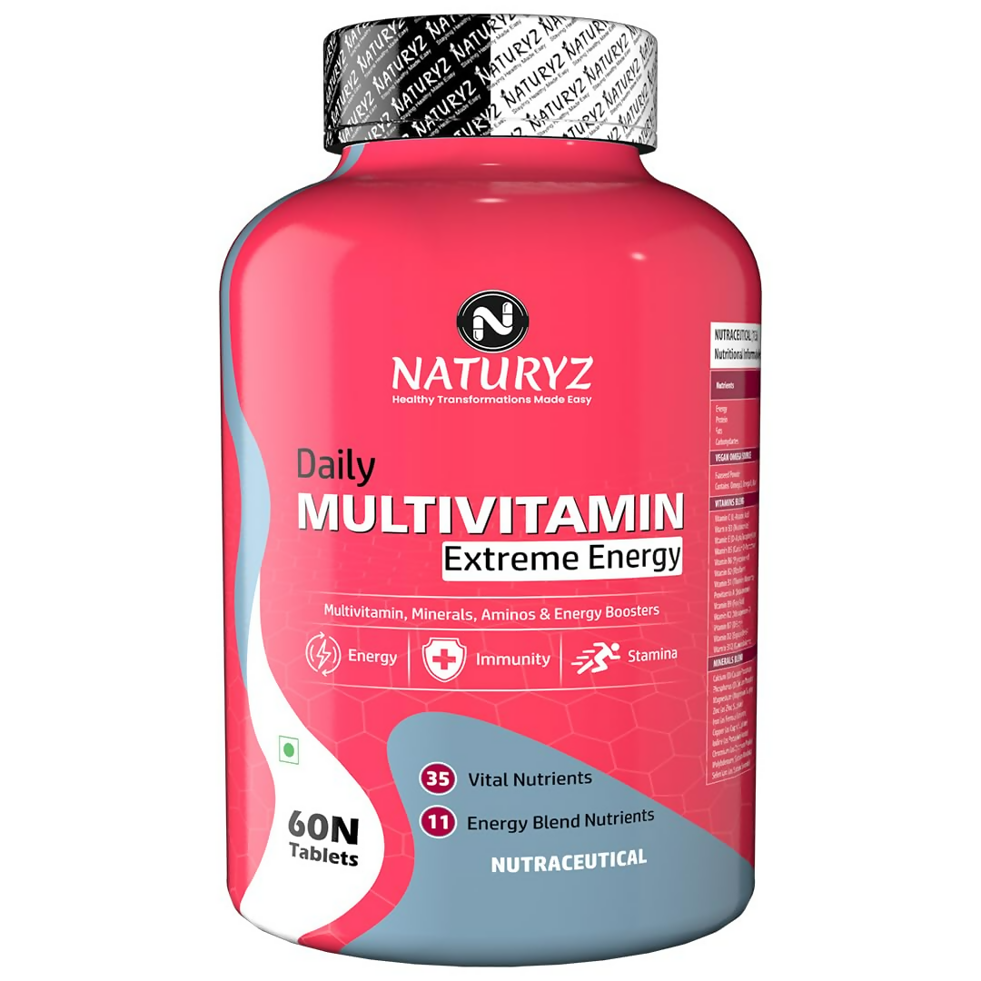 Naturyz Daily Multivitamin Tablets – Wellness Supplement for Active Lifestyles | Grab2Buy