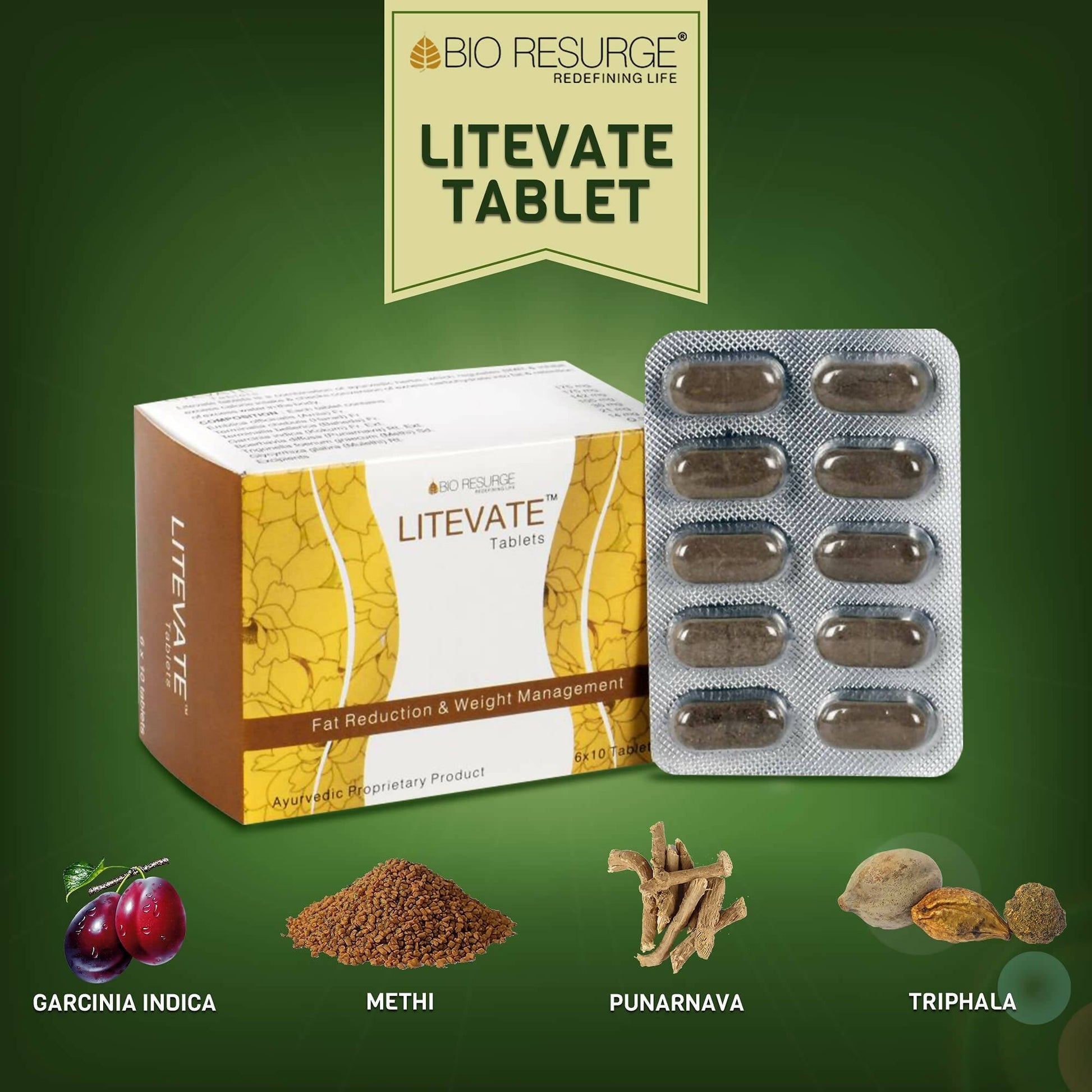 Bio Resurge Life Litevate Tablets 