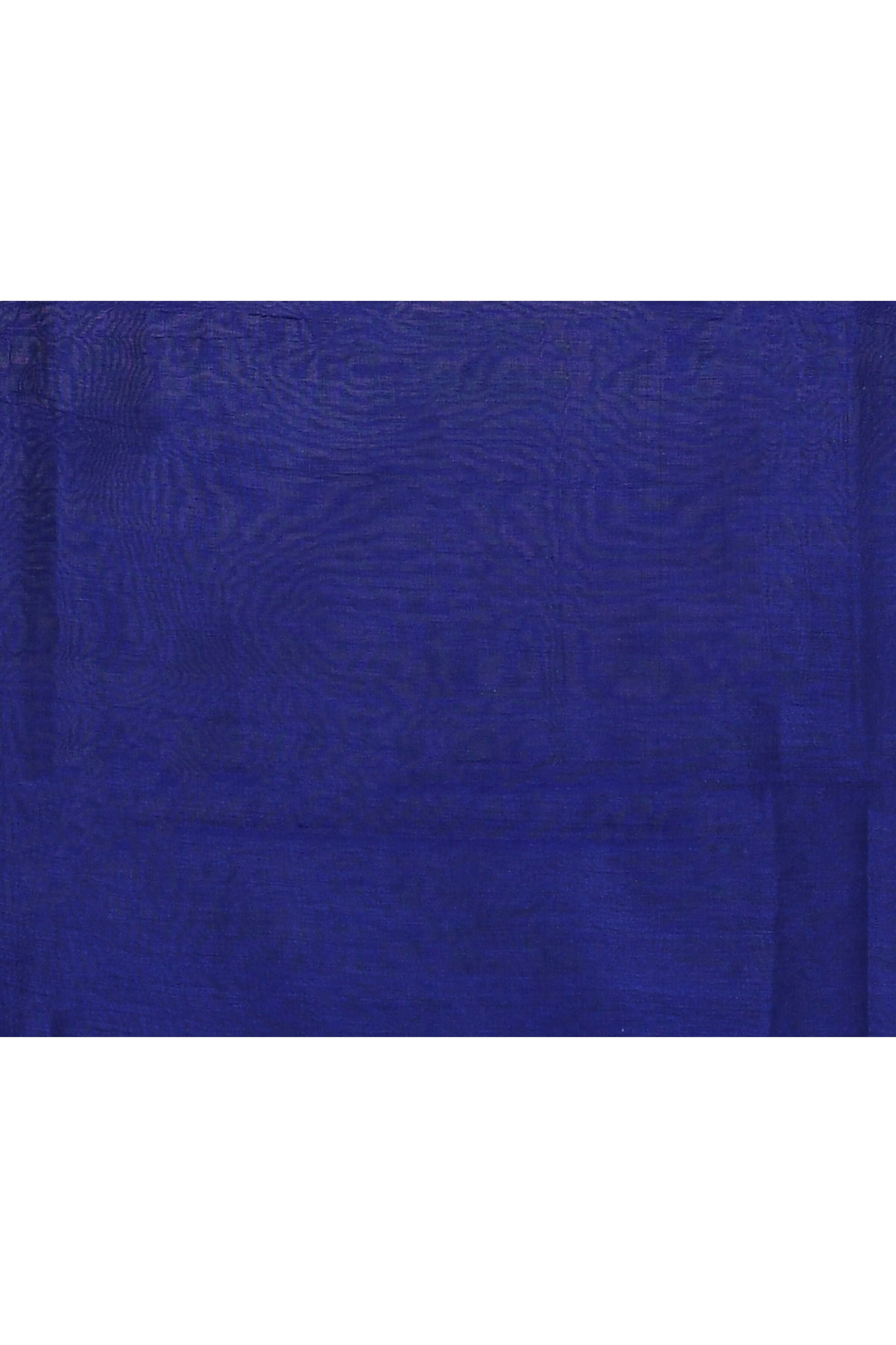 Piyari Fashion Women's Blue Sequins Embellished Cotton Blend Jamdani Saree
