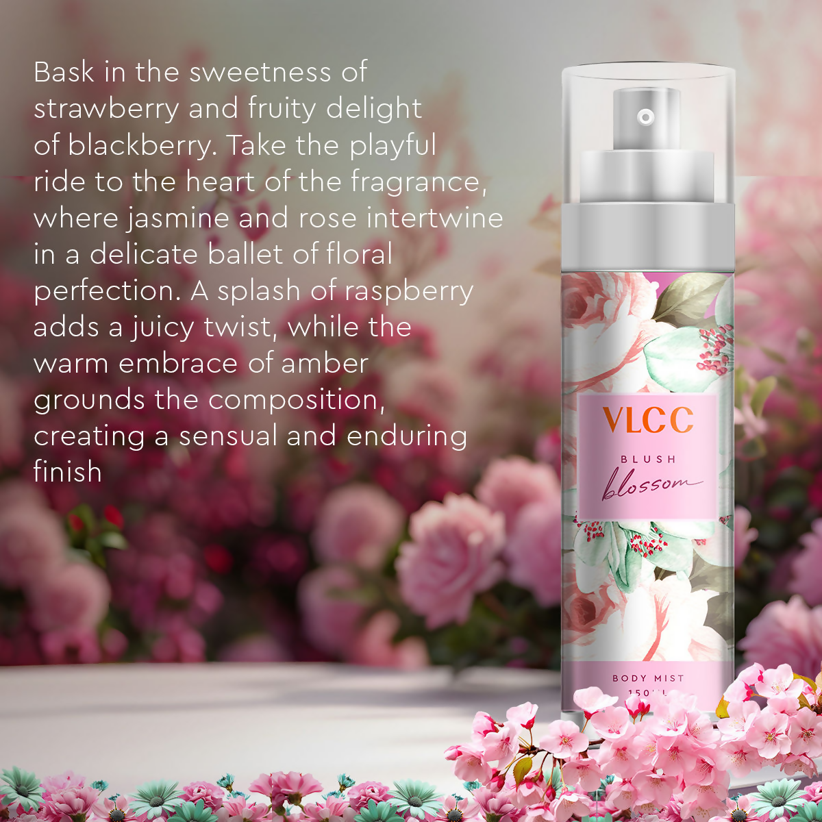 VLCC Body Mist Fragrance - Blush Blossom  Grab2Buy VLCC Grab2Buy