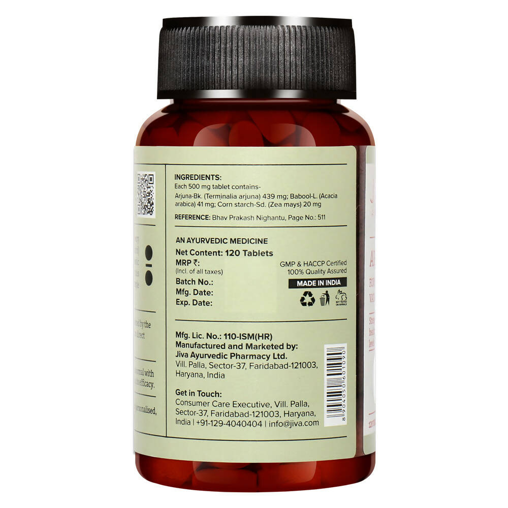 Jiva Ayurveda Arjuna Tablets 