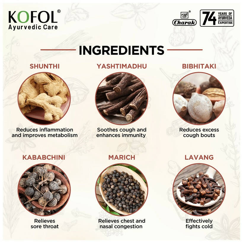 Charak Pharma Kofol Ayurvedic Sip Instant Kadha Sachet 