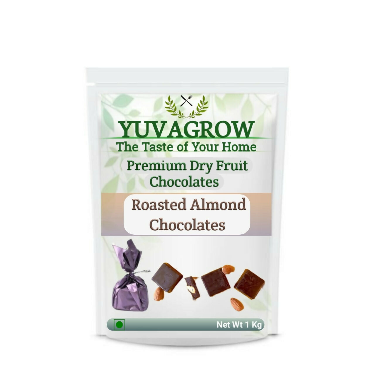 Yuvagrow Roasted Almond Chocolates  Grab2Buy Yuvagrow Grab2Buy