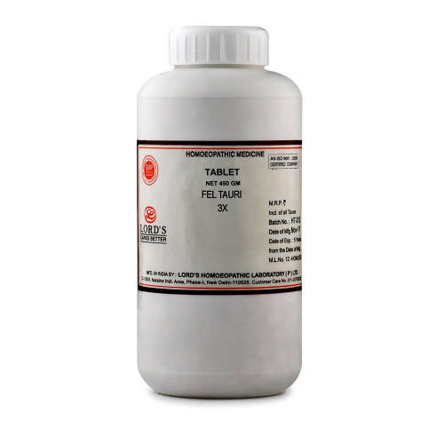 Lord's Homeopathy Fel Tauri Tablets 