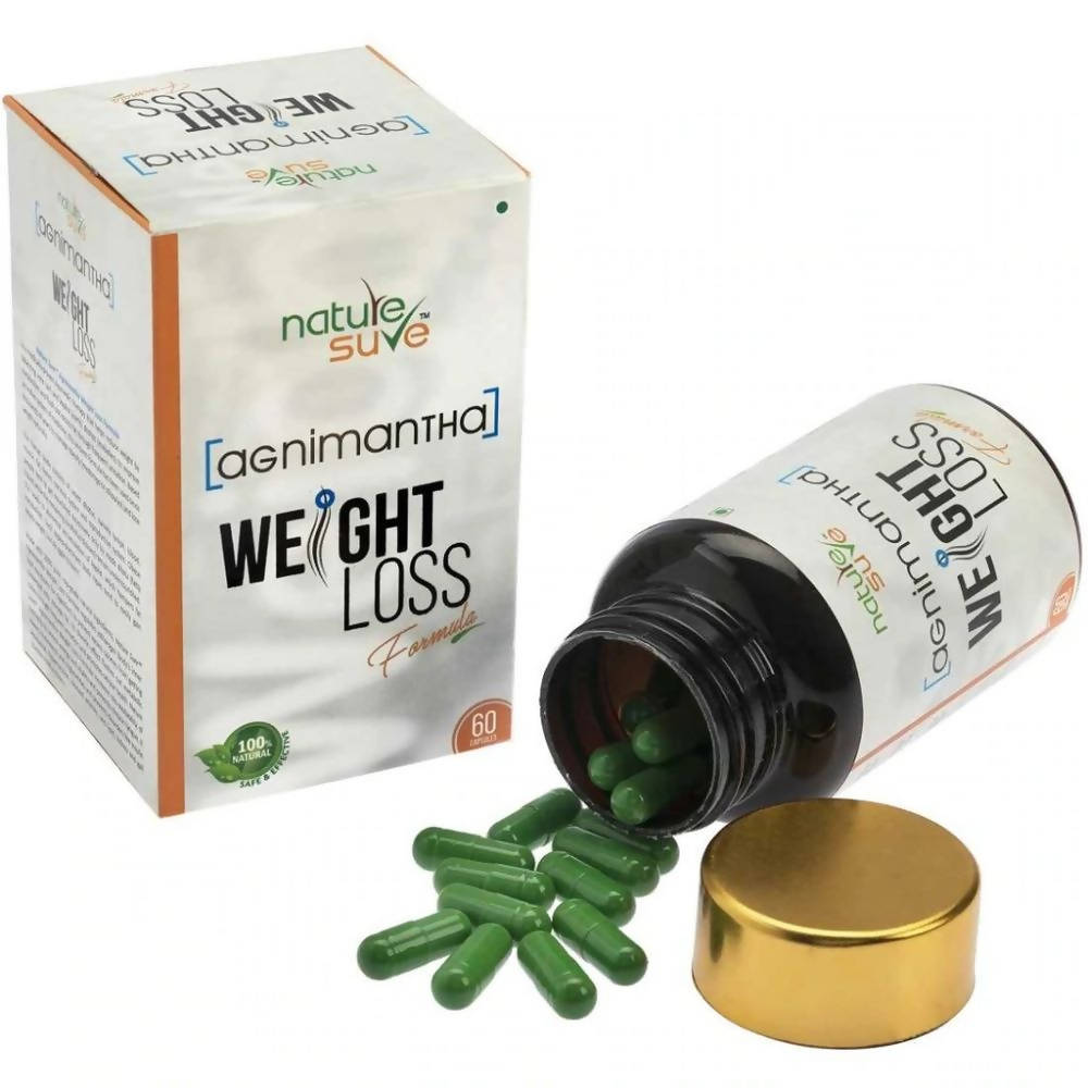 Nature Sure Agnimantha Weight Loss Capsules 