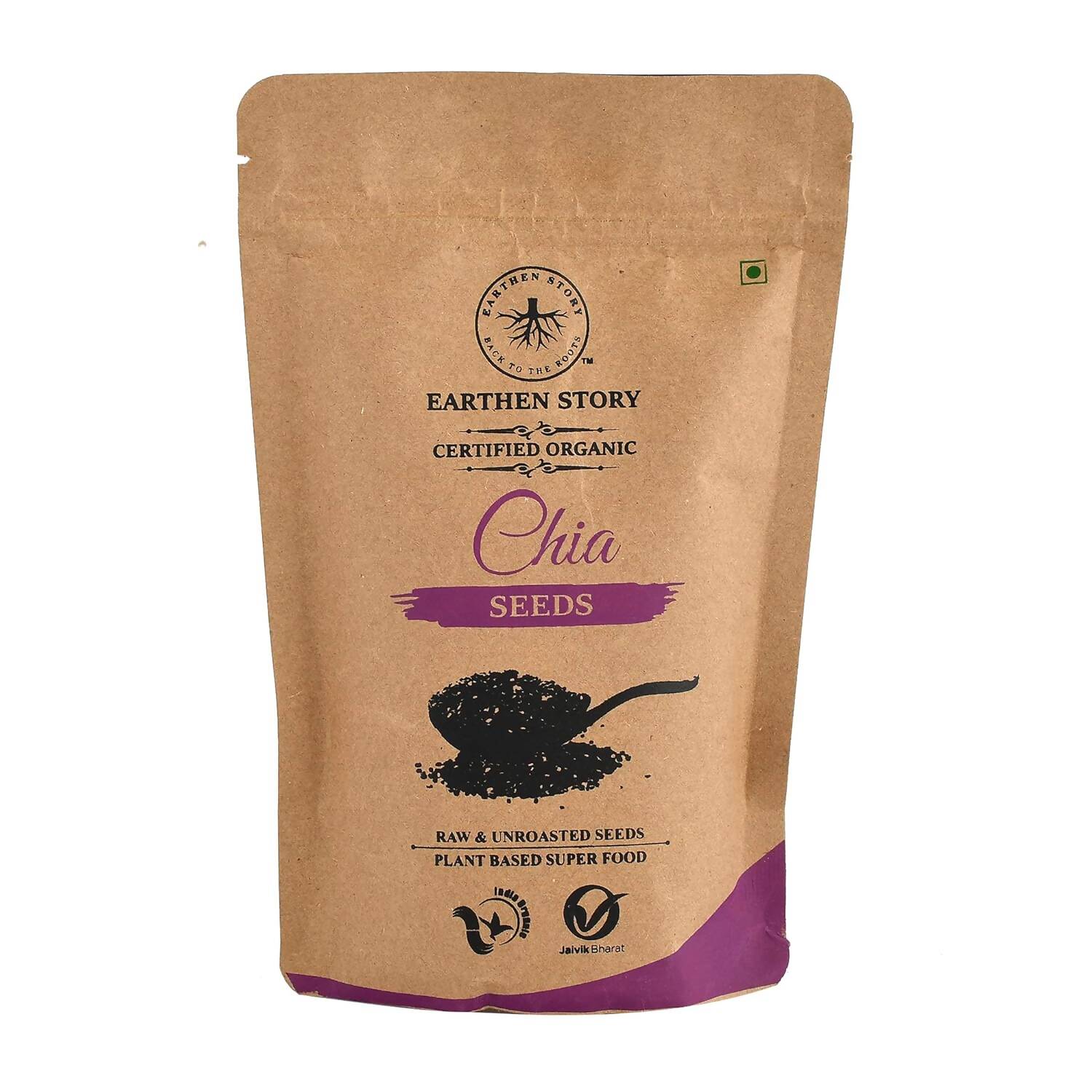 Earthen Story Certified Organic Chia Seeds 