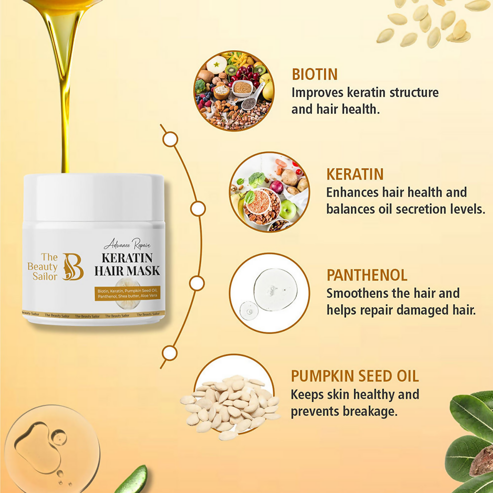 The Beauty Sailor Advance Repair Keratin Hair Mask  Grab2Buy The Beauty Sailor Grab2Buy